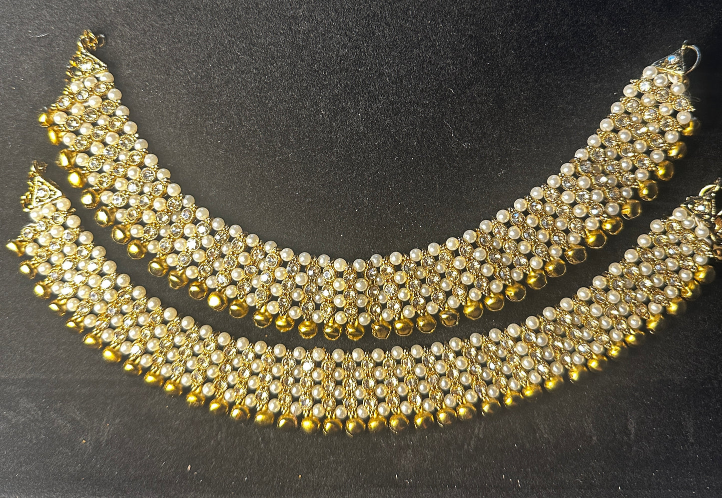 Bridal Gold Jhanjhar | Traditional Punjabi Anklets