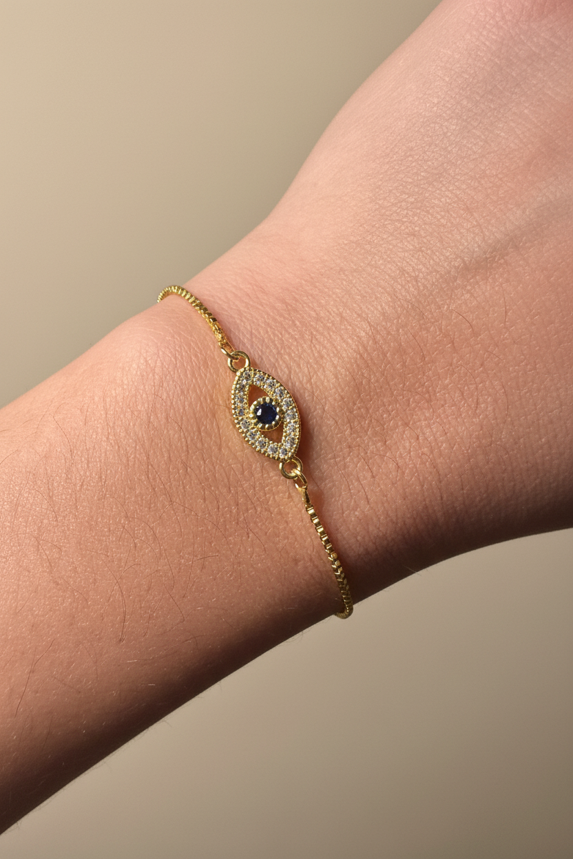 Evil Eye Bracelet - Enhanced Lifestyle Photo